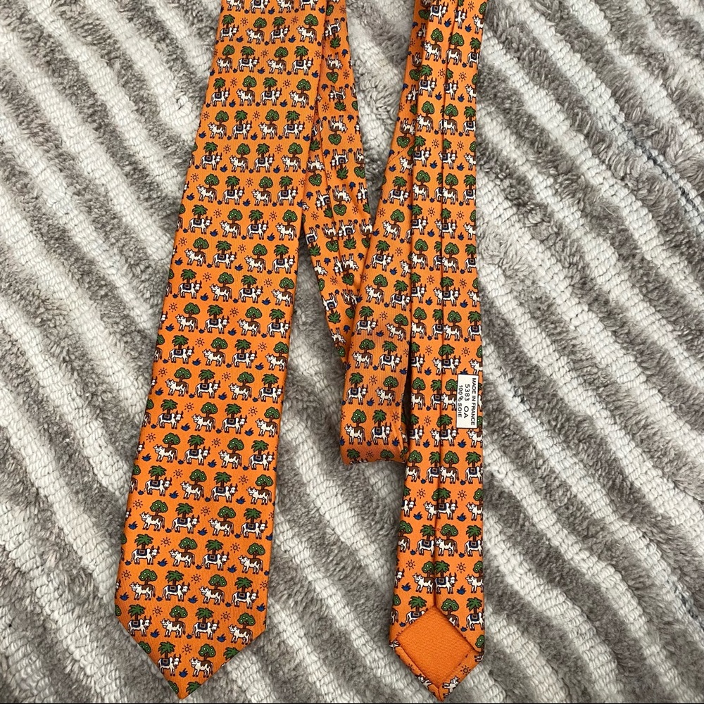 Hermes Silk Tie